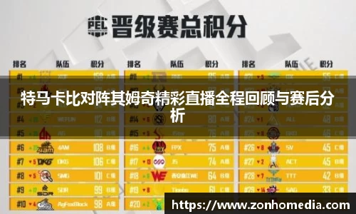 特马卡比对阵其姆奇精彩直播全程回顾与赛后分析